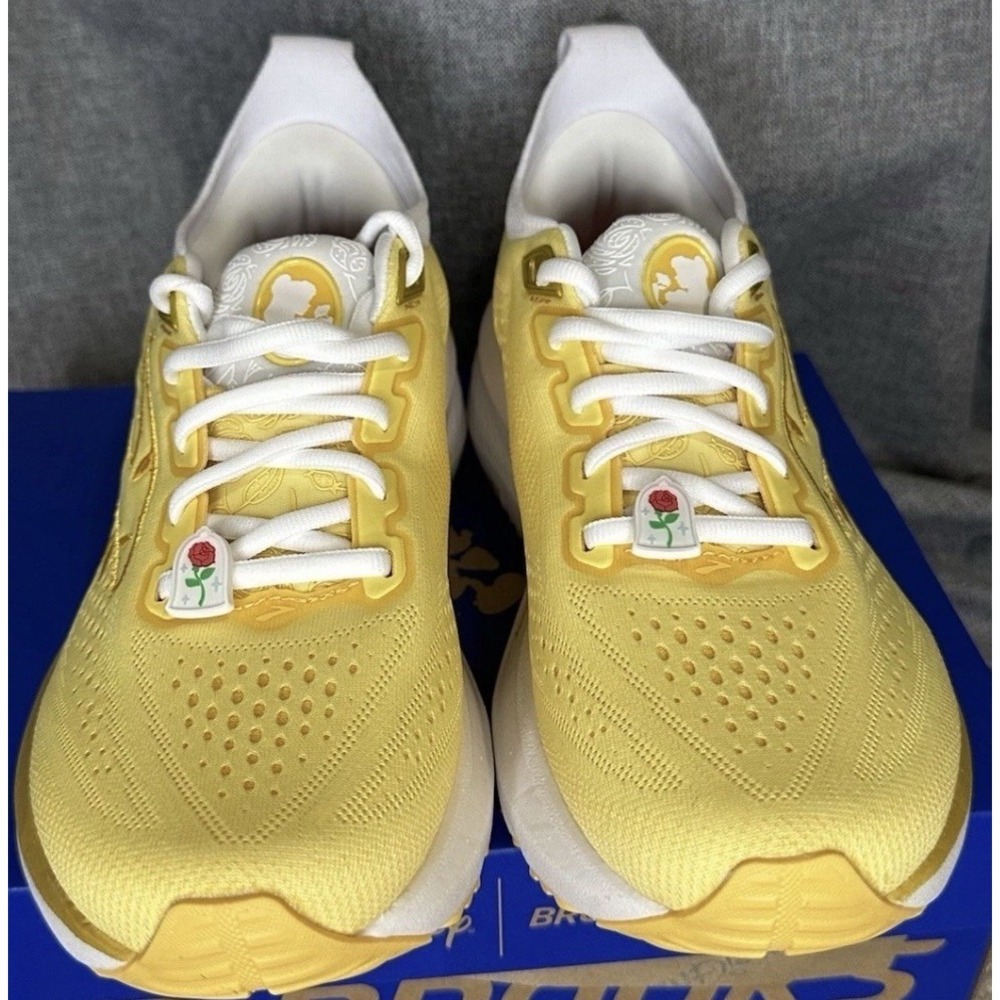2026 Rundisney Brooks Glycerin 23 Belle Princess 8 Womens Athletic Shoes Disney - Picture 6 of 10